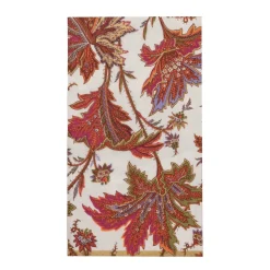 Caspari Paper Guest Towels|Paisley Leaves Ivory Guest Towels - includes 15 Guest Towels