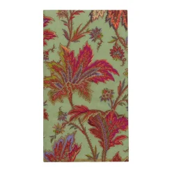 Caspari Paper Guest Towels|Paisley Leaves Sage Green Guest Towels - includes 15 Guest Towels