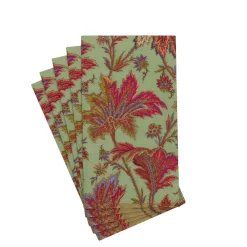 Caspari Paper Guest Towels|Paisley Leaves Sage Green Guest Towels - includes 15 Guest Towels