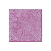 Caspari Paper Cocktail Napkins|Paisley Medallion Paper Cocktail Napkins in Raspberry - 20 Per Package