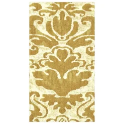 Caspari Christmas Napkins|Paper Guest Towels|Palazzo Paper Guest Towel Napkins in Ivory - 15 Per Package