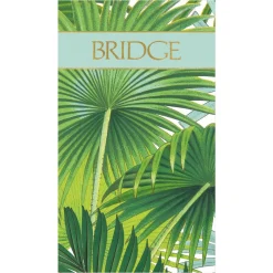 Caspari Bridge|Palm Fronds Bridge Score Pad - 1 Each