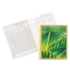 Caspari Bridge|Palm Fronds Bridge Tally Sheets - 12 Per Package