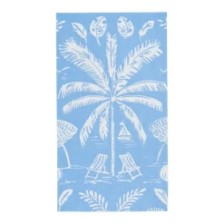 Caspari Paper Guest Towels|Palms And Parasols Ocean Guest Towel Napkins - 15 Per Package