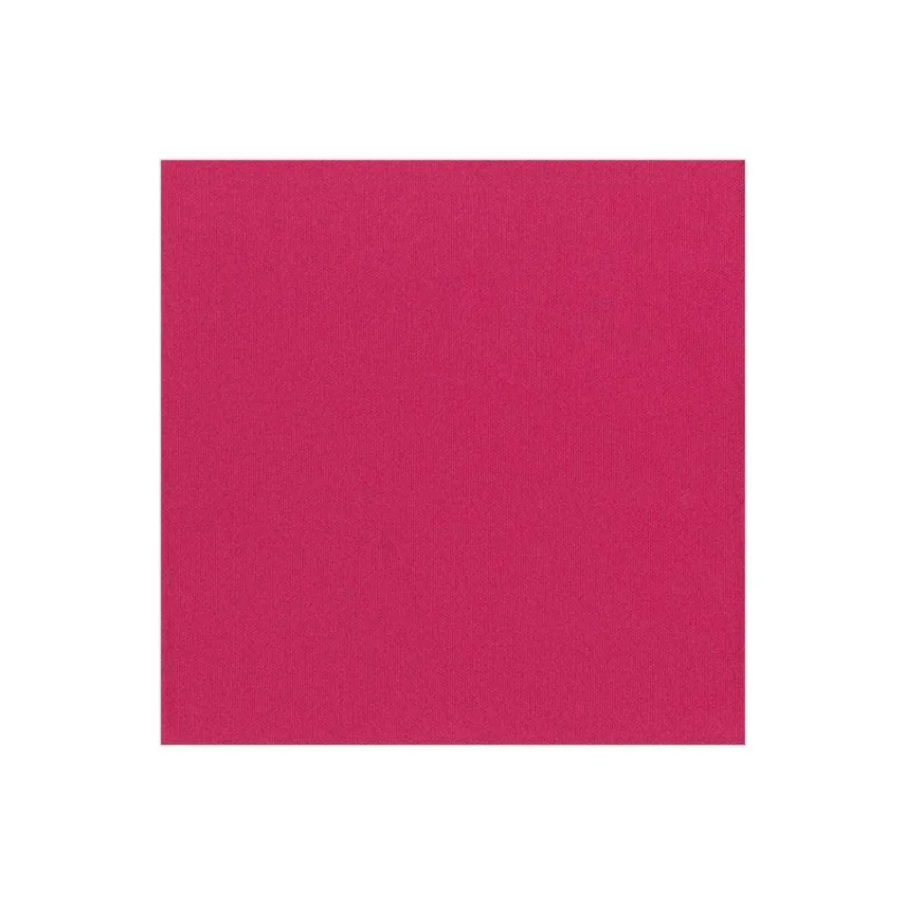 Caspari Bridal Shower|Paper Cocktail Napkins|Paper Linen Solid Cocktail Napkins in Fuchsia - 15 Per Package