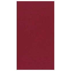 Caspari Christmas Napkins|Graduation Celebration|Paper Linen Solid Guest Towel Napkins in Cranberry - 12 Per Package