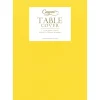 Caspari Bridal Shower|Table Linens|Paper Linen Solid Table Cover in Yellow - 1 Each