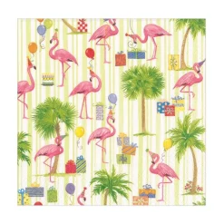 Caspari Paper Luncheon Napkins|Party Flamingos Paper Luncheon Napkins - 20 Per Package