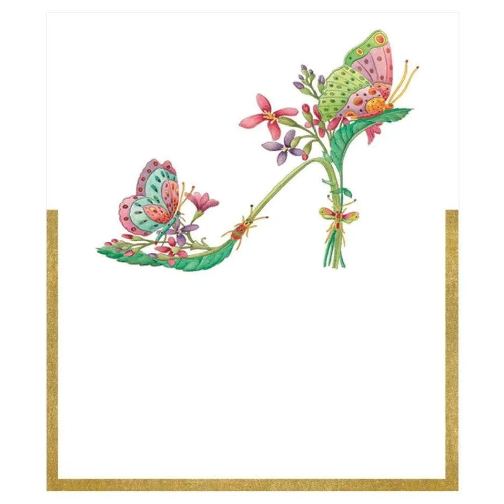 Caspari Place Cards|Parvaneh's Shoes Place Cards Die Cut Package 8 In