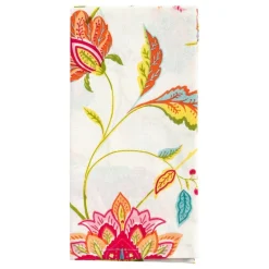 Caspari Table Linens|Cloth & Linen Napkins|Passage to India Cloth Dinner Napkins in Ivory Multi - Set of 4