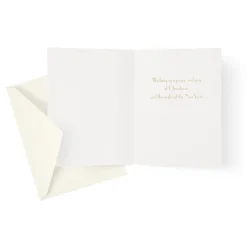 Caspari Christmas And Holiday Cards|Boxed Holiday Cards|Peace Classic Boxed Christmas Cards - includes 15 cards & envelopes