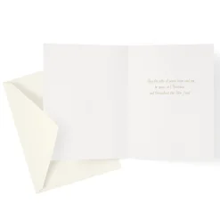 Caspari Christmas And Holiday Cards|Boxed Holiday Cards|Peace Illumination Large Boxed Christmas Cards - includes 15 Boxed Christmas Cards & Envelopes