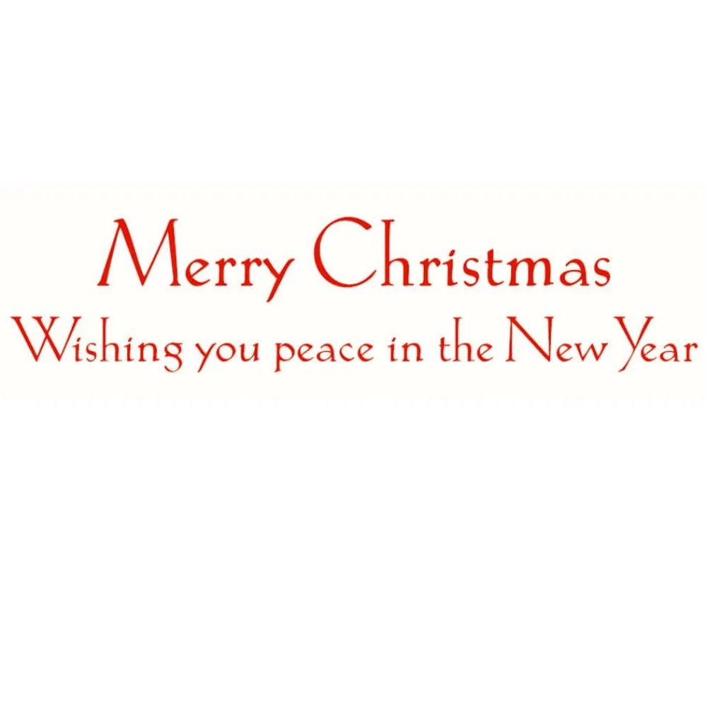 Caspari Christmas And Holiday Cards|Boxed Holiday Cards|Peace Large Boxed Christmas Cards - includes 15 cards & envelopes
