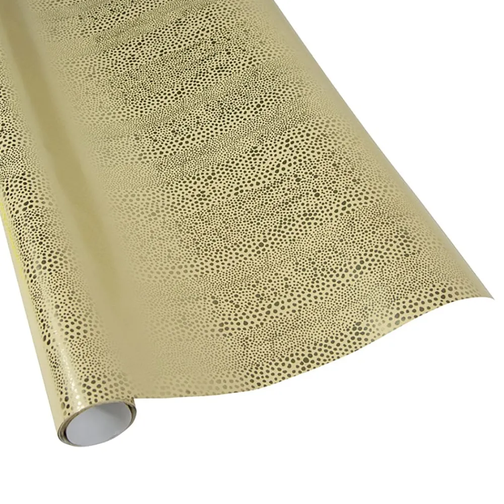 Caspari Engagement Party|Wrapping Paper|Pebble Gold Foil Gift Wrapping Paper - 30 x 6 Roll