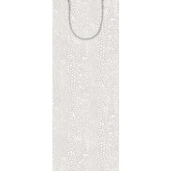 Caspari Christmas Gift & Bottle Bags|Engagement Party|Pebble Wine & Bottle Gift Bag in Grey - 1 Each