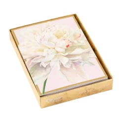 Caspari Mother'S Day|Note Cards|Peony Boxed Note Cards - 8 Note Cards & 8 Envelopes