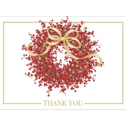 Caspari Thank You Notes|Pepperberry Foil Thank You Notes