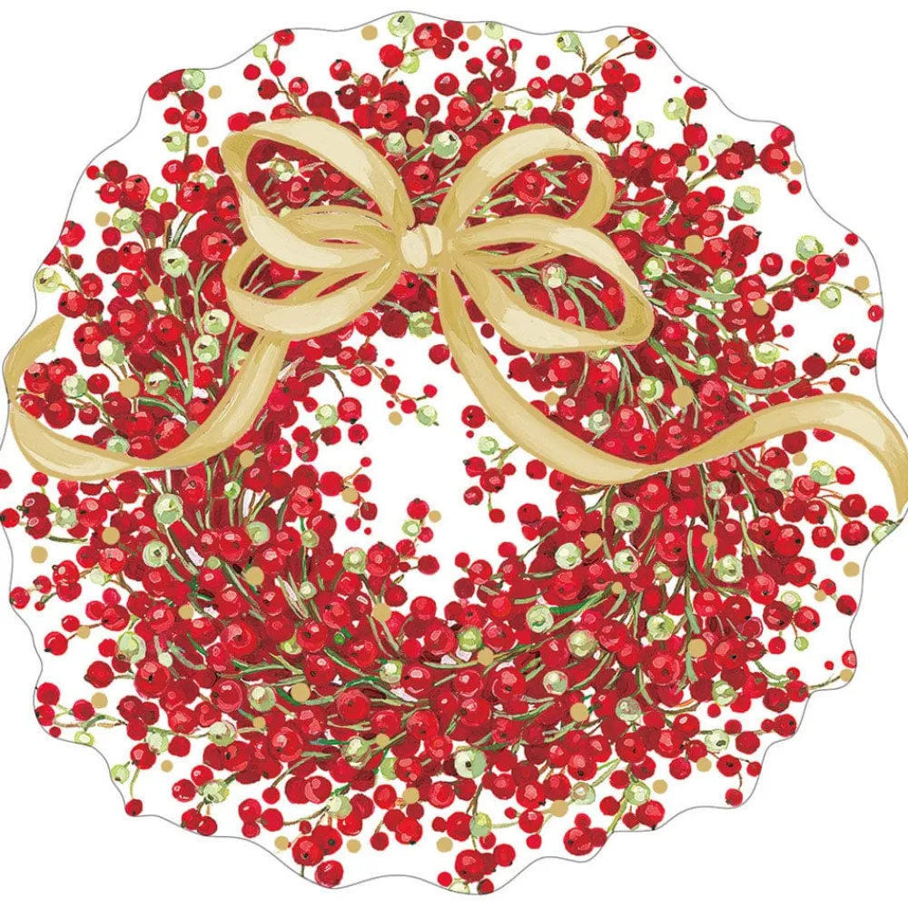 Caspari Christmas Gift Tags & Labels|Gift Tags & Enclosure Cards|Pepperberry Gift Tags - 4 Per Package