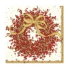 Caspari Christmas Napkins|Paper Luncheon Napkins|Pepperberry Paper Luncheon Napkins - 20 Per Package