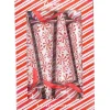 Caspari Christmas Crackers|Celebration Crackers|Peppermint 10" Luxury Cone Crackers - 8 per box