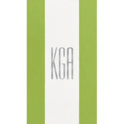 Personalization by Caspari Mother'S Day|Personalized Monogram Bandol Stripe Guest Towel Napkins