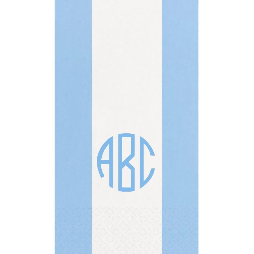 Personalization by Caspari Mother'S Day|Personalized Monogram Bandol Stripe Guest Towel Napkins