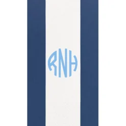 Personalization by Caspari Mother'S Day|Personalized Monogram Bandol Stripe Guest Towel Napkins