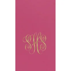 Personalization by Caspari Mother'S Day|Personalized Monogram Paper Linen Guest Towel Napkins