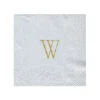 Personalization by Caspari Engagement Party|Mother'S Day|Personalized Single Initial Moiré Cocktail Napkins