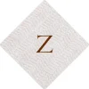 Personalization by Caspari Bridal Shower|Mother'S Day|Personalized Single Initial Jute Cocktail Napkins