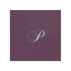 Personalization by Caspari Mother'S Day|Personalized Single initial Paper Linen Cocktail Napkins