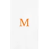 Personalization by Caspari Bridal Shower|Mother'S Day|Personalized Single Initial Guest Towel Napkins