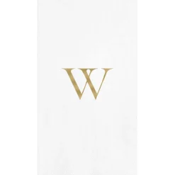Personalization by Caspari Bridal Shower|Mother'S Day|Personalized Single Initial Guest Towel Napkins