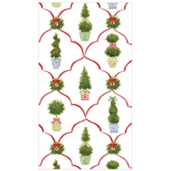 Caspari Paper Guest Towels|Petit Jardin De Noel Guest Towels - includes 15 Guest Towels
