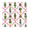 Caspari Paper Luncheon Napkins|Petit Jardin De Noel Luncheon Napkins - includes 20 Luncheon Napkins