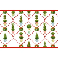 Caspari Christmas And Holiday Cards|Boxed Holiday Cards|Petit Jardin De Noel Petite Boxed Christmas Cards - includes 15 cards & envelopes