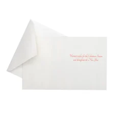 Caspari Christmas And Holiday Cards|Boxed Holiday Cards|Petit Jardin De Noel Petite Boxed Christmas Cards - includes 15 cards & envelopes