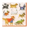 Caspari Halloween|Paper Luncheon Napkins|Pets in Costume Paper Luncheon Napkins - 20 Per Package