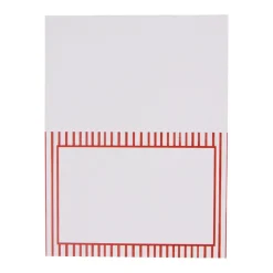 Caspari Memorial Day|Place Cards|Pinstripe Red Place Cards Package 10 In