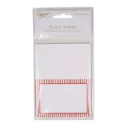 Caspari Memorial Day|Place Cards|Pinstripe Red Place Cards Package 10 In