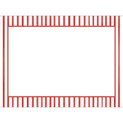 Caspari Christmas Gift Tags & Labels|Gift Tags & Enclosure Cards|Pinstripes Red Adhesive Labels - 12 Per Package