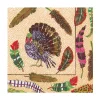 Caspari Paper Luncheon Napkins|Plumage Luncheon Napkins - includes 20 Luncheon Napkins