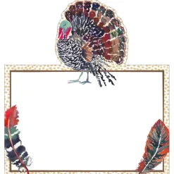 Caspari Place Cards|Plumage Place Cards - includes 8 Place Cards