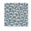 Caspari Paper Luncheon Napkins|Pontchartrain Scallop Blue Luncheon Napkins - 20 Per Package