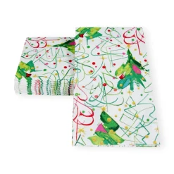 Caspari Christmas Napkins|Paper Guest Towels|Pop Christmas Guest Towel Napkins - 15 Per Package