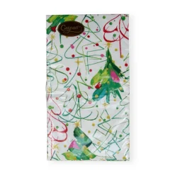 Caspari Christmas Napkins|Paper Guest Towels|Pop Christmas Guest Towel Napkins - 15 Per Package