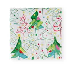 Caspari Christmas Napkins|Paper Luncheon Napkins|Pop Christmas Luncheon Napkins - 20 Per Package