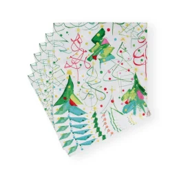 Caspari Christmas Napkins|Paper Luncheon Napkins|Pop Christmas Luncheon Napkins - 20 Per Package
