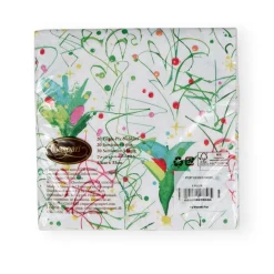 Caspari Christmas Napkins|Paper Luncheon Napkins|Pop Christmas Luncheon Napkins - 20 Per Package
