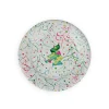 Caspari Christmas Plates|Paper Salad And Dessert Plates|Pop Christmas Salad & Dessert Plates - 8 Per Package